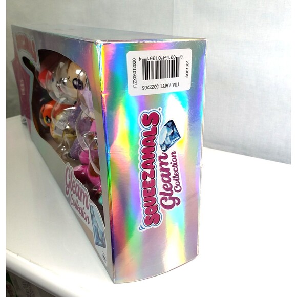 Squeezamals Gleam Collection Platinum with Mystery Plush Beverly Hills Co. New - Picture 12 of 16